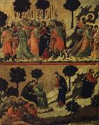 Duccio di Buoninsegna, judaskyssen ocb bon pa oljeberget